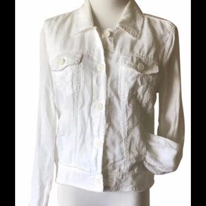 Tommy Bahamas || White Linen Jacket || Large